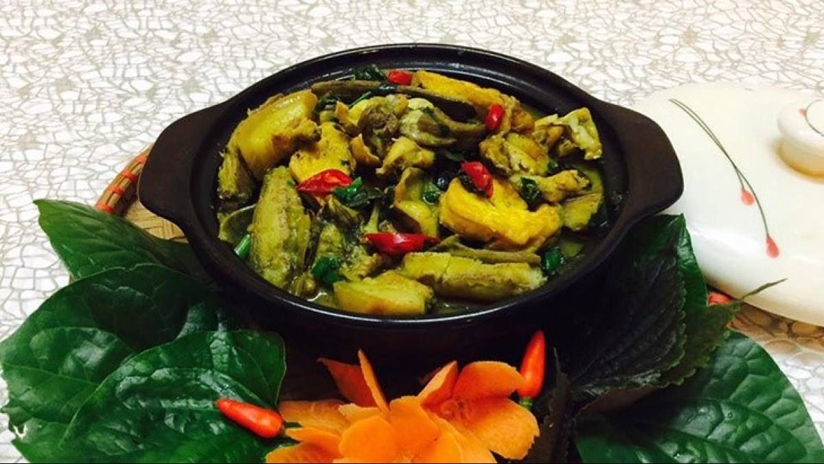 Ếch om chuối đậu